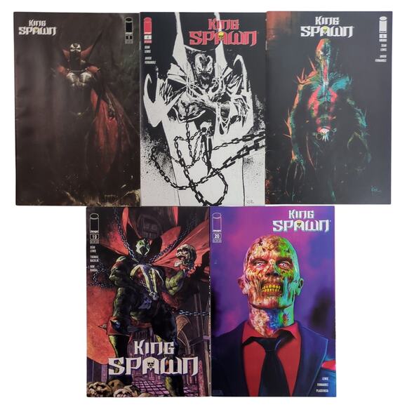 King Spawn Lot 2021 22 23 Lot 1 4 6 19 20 Image Comics NM Lewis Fernandez - Picture 1 of 2